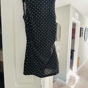 NWOT Black Polka Dot Dress